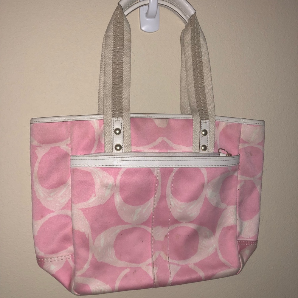 Pink Coach purse